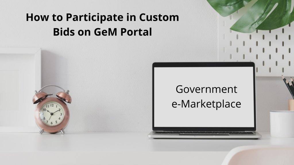 How to participate in custom bids on gem